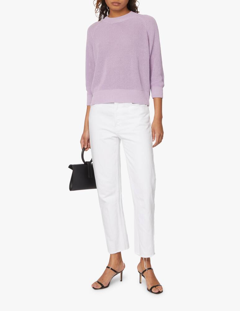 rinascente Peserico Linen blend jumper - lilac