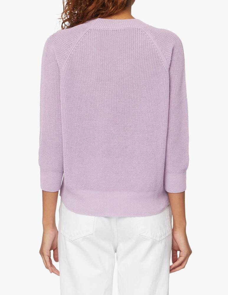 rinascente Peserico Linen blend jumper - lilac
