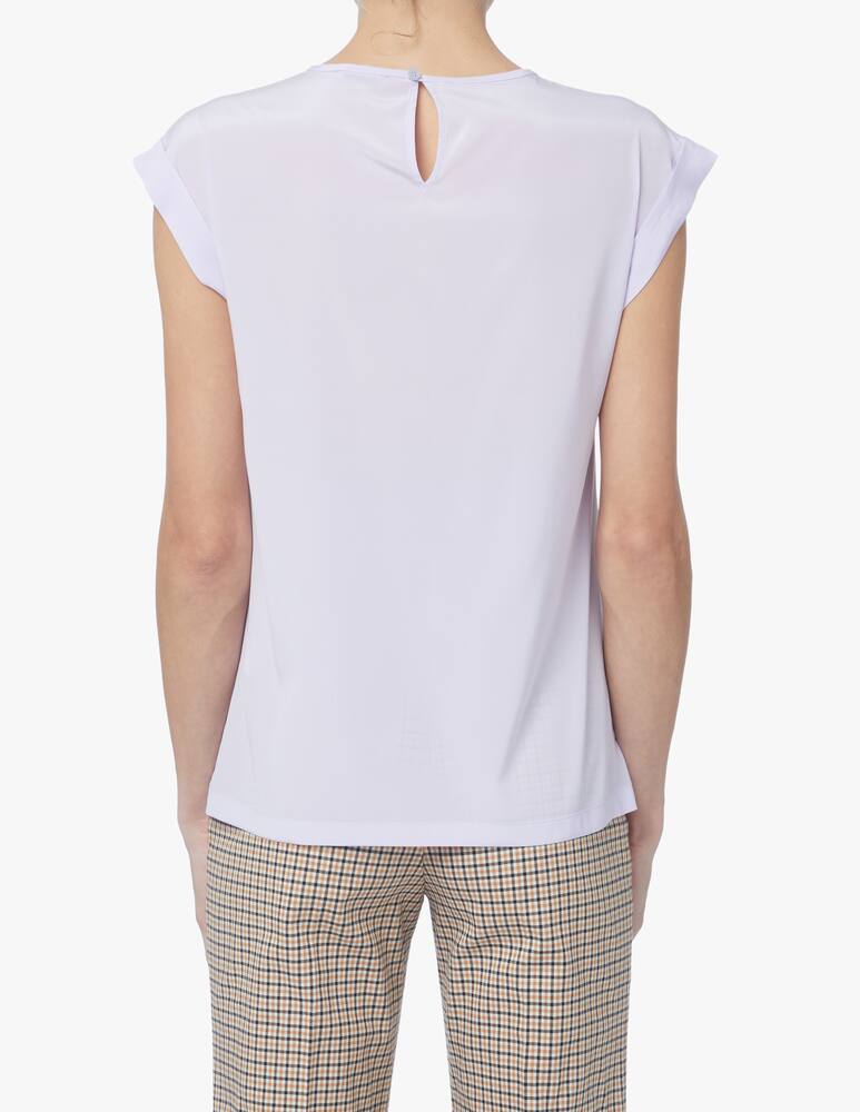 rinascente Peserico Blouse with pocket - lilac