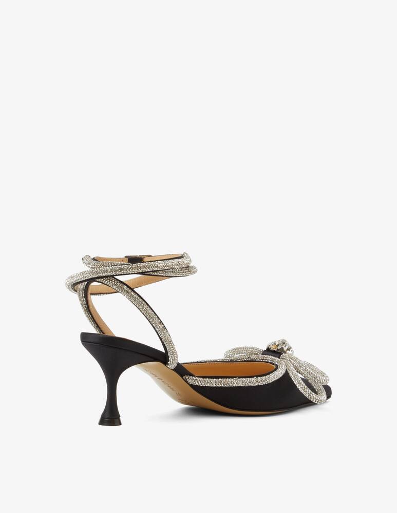 rinascente Mach & Mach Double Bow satin pump