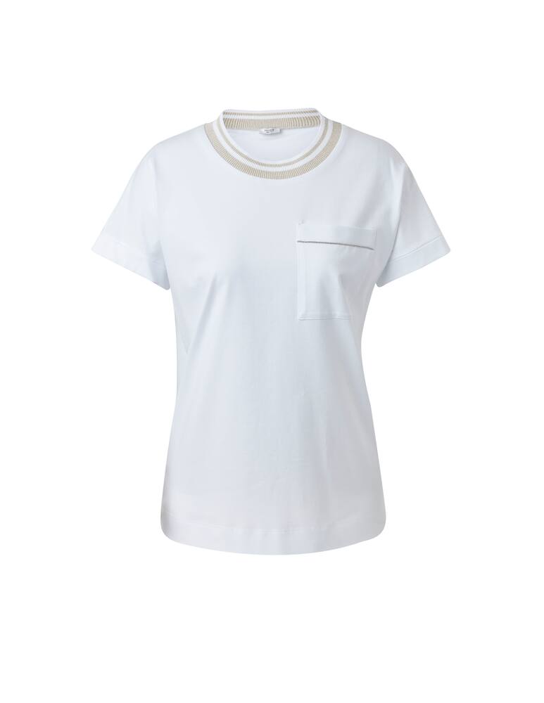 rinascente Peserico Ribbed t-shirt - white