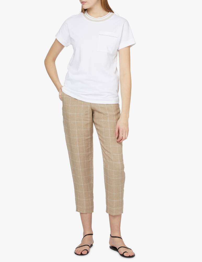 rinascente Peserico Ribbed t-shirt - white