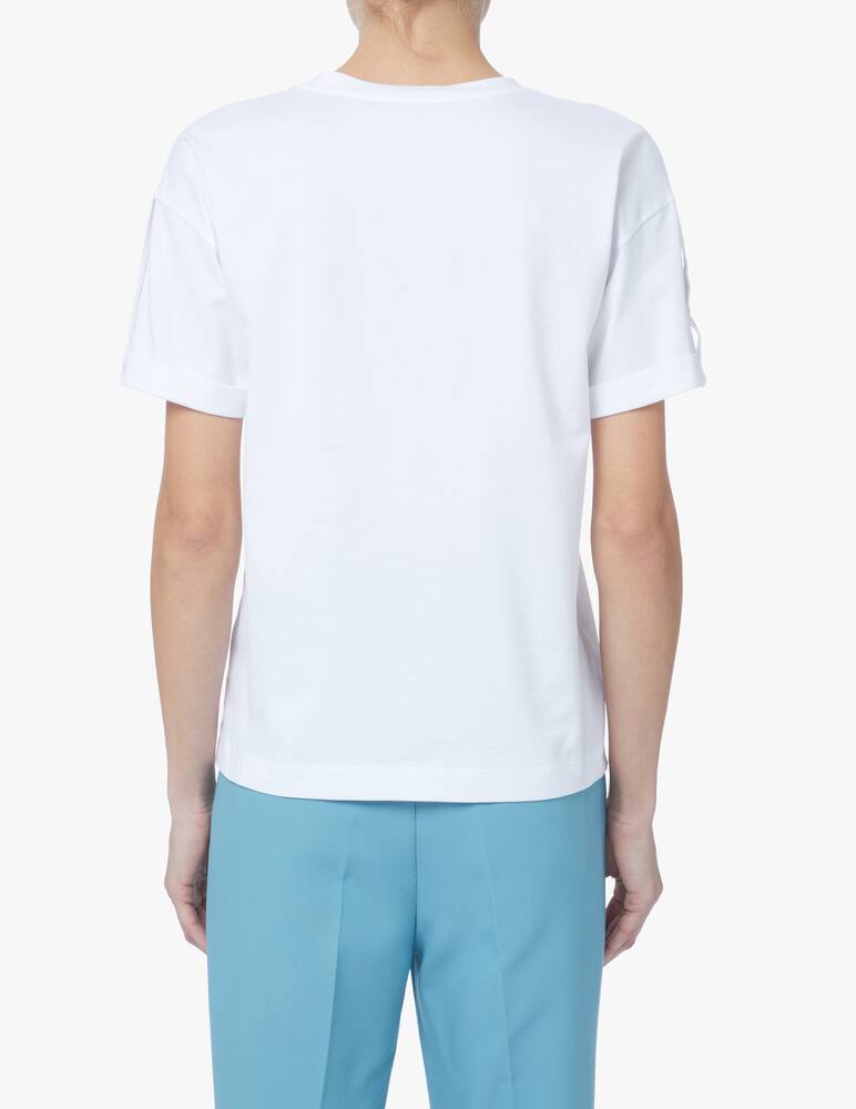 Peserico T-shirt in misto cotone - bianco - immagine 3 Peserico T-shirt in misto cotone - bianco - immagine 3