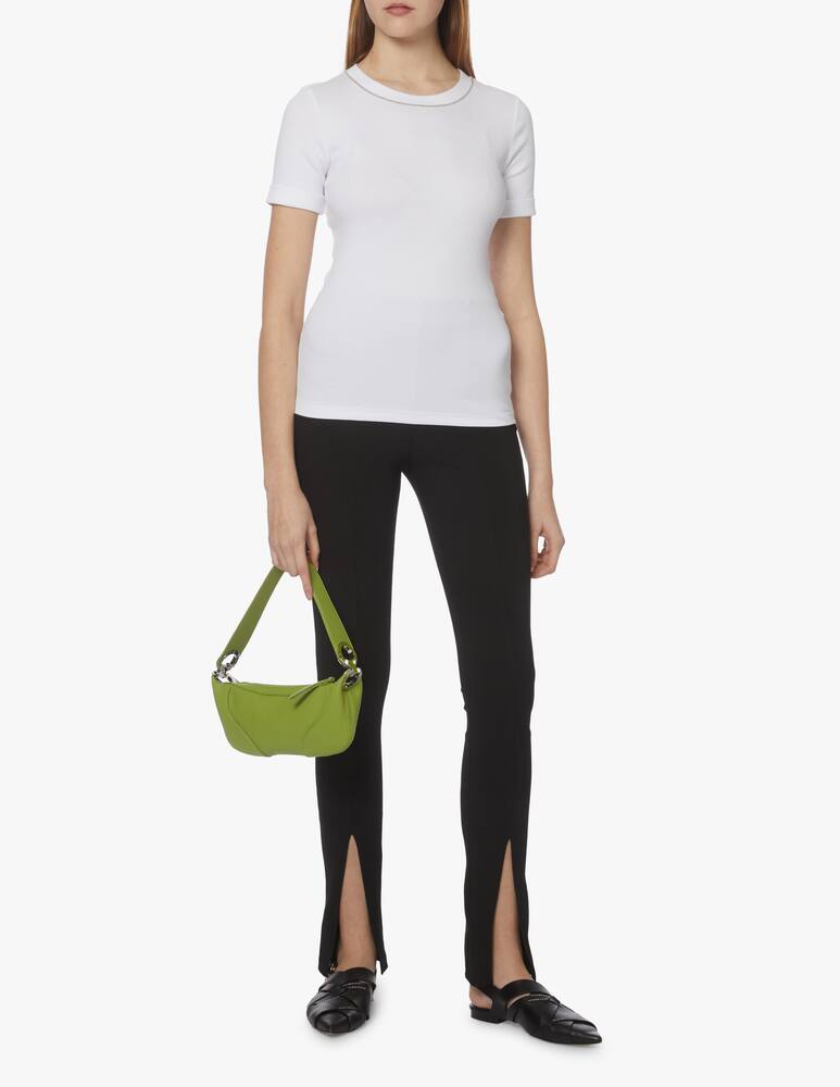 rinascente Peserico T-shirt a costine - bianco