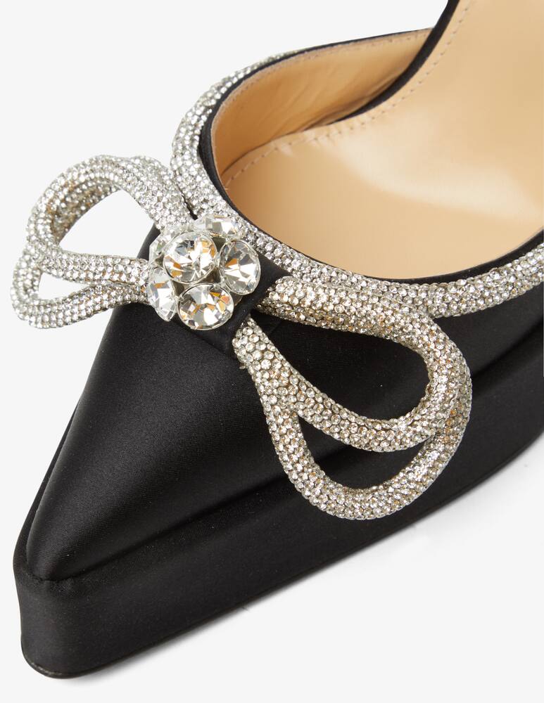 rinascente Mach & Mach Double Bow satin pump