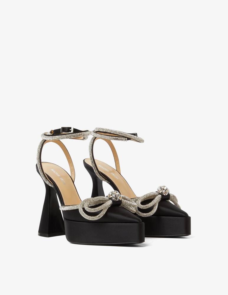 rinascente Mach & Mach Double Bow satin pump