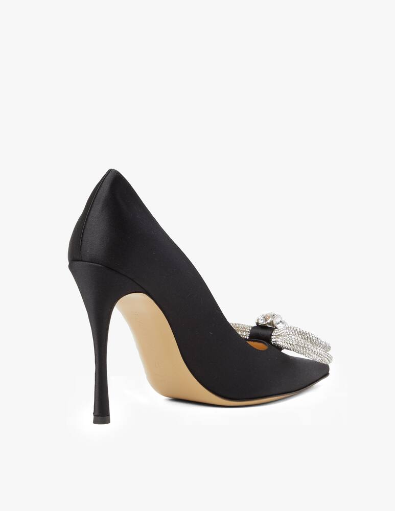 rinascente Mach & Mach Double Bow satin pump