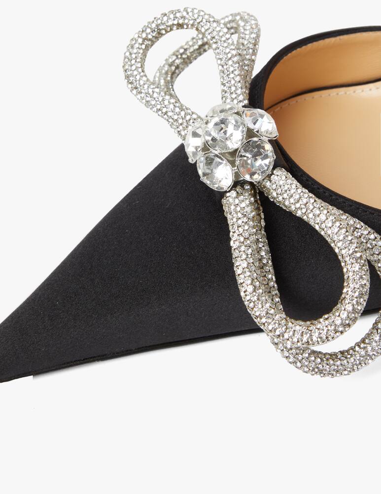 rinascente Mach & Mach Double Bow satin slingback