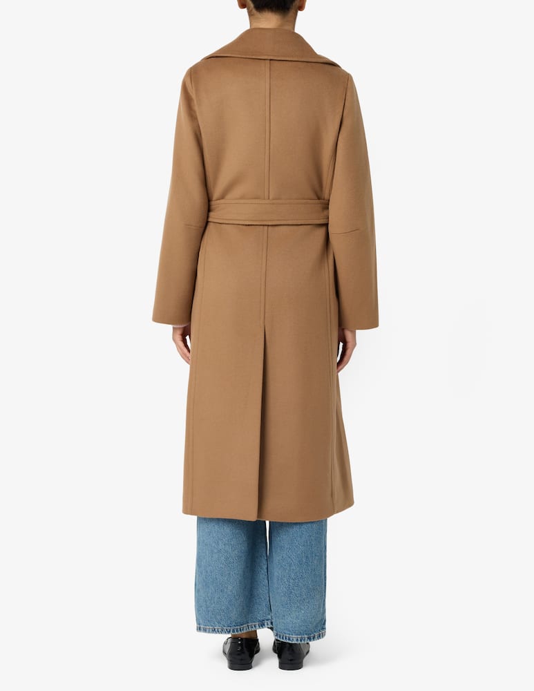 rinascente Elizabeth Ascot Belted wool blend coat