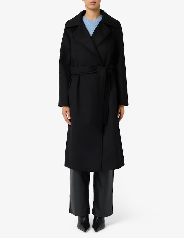 rinascente Elizabeth Ascot Cappotto in misto lana con cintura