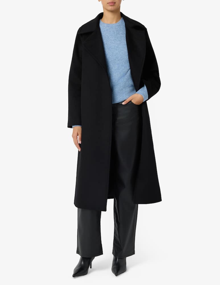 rinascente Elizabeth Ascot Cappotto in misto lana con cintura