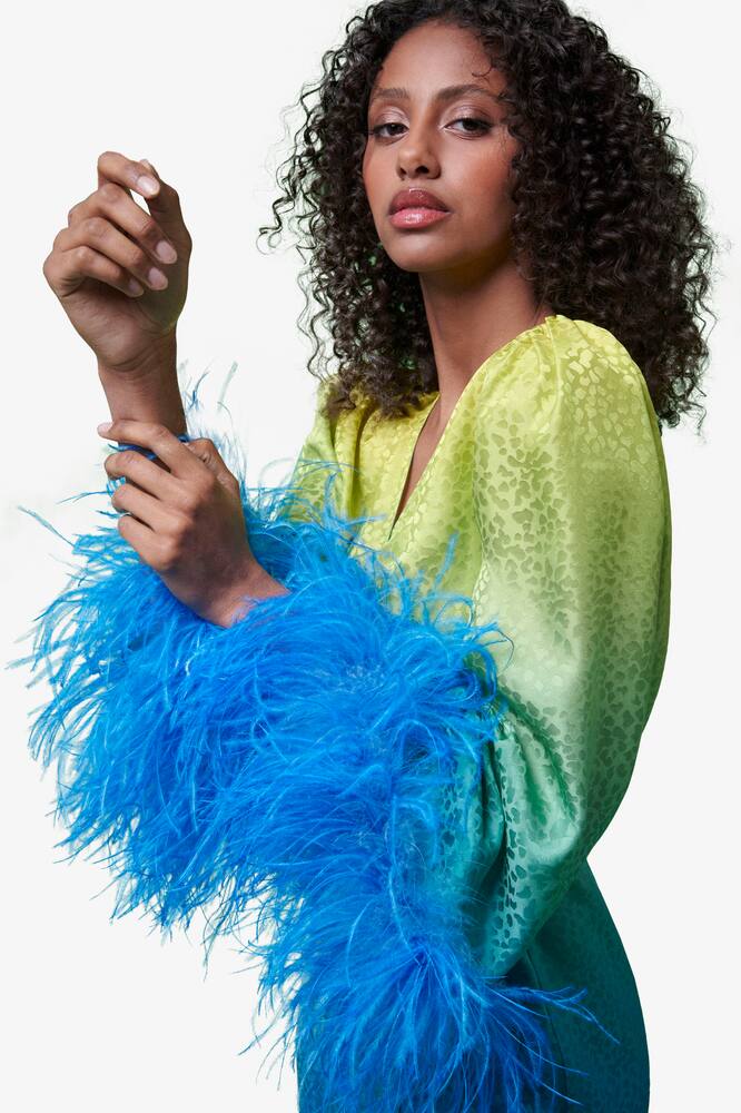 rinascente Art Dealer Iris mini silk dress