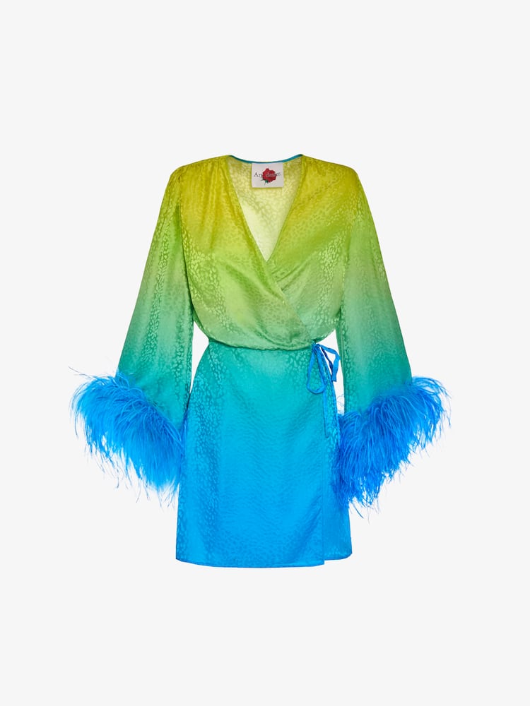 rinascente Art Dealer Iris mini silk dress