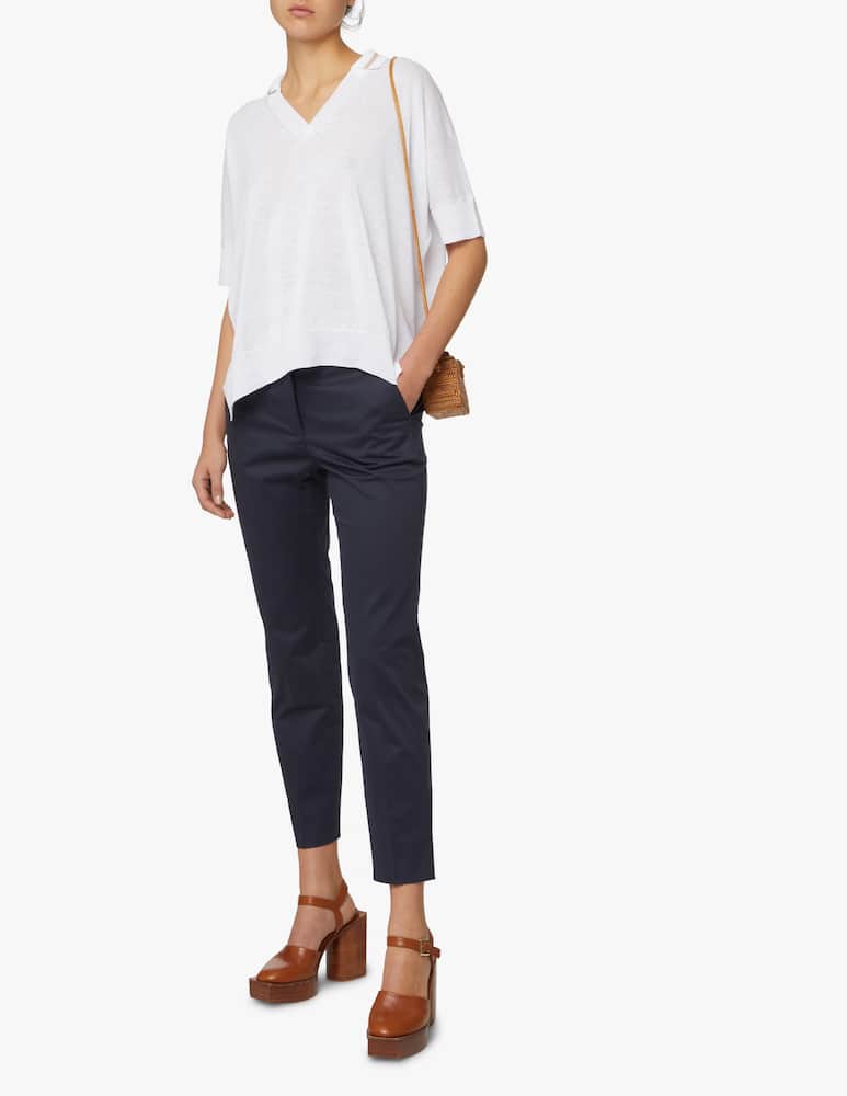 rinascente Peserico Pantaloni a sigaretta - blu