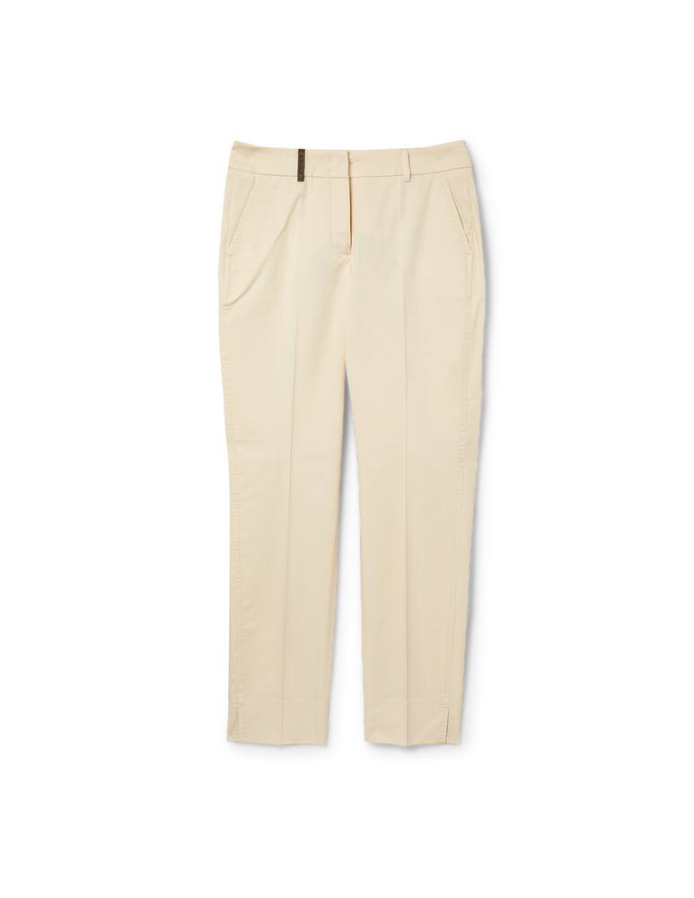 Peserico Slim-fit trousers - white - picture 5 Peserico Slim-fit trousers - white - picture 5