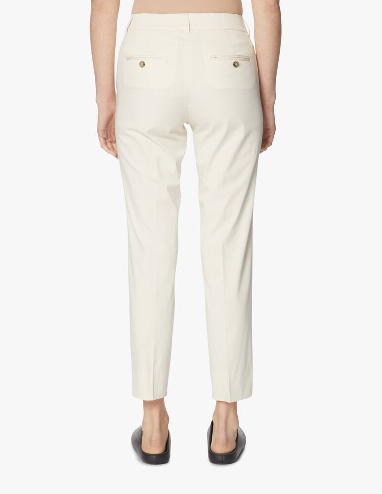 Peserico Slim-fit trousers - white - picture 3 Peserico Slim-fit trousers - white - picture 3