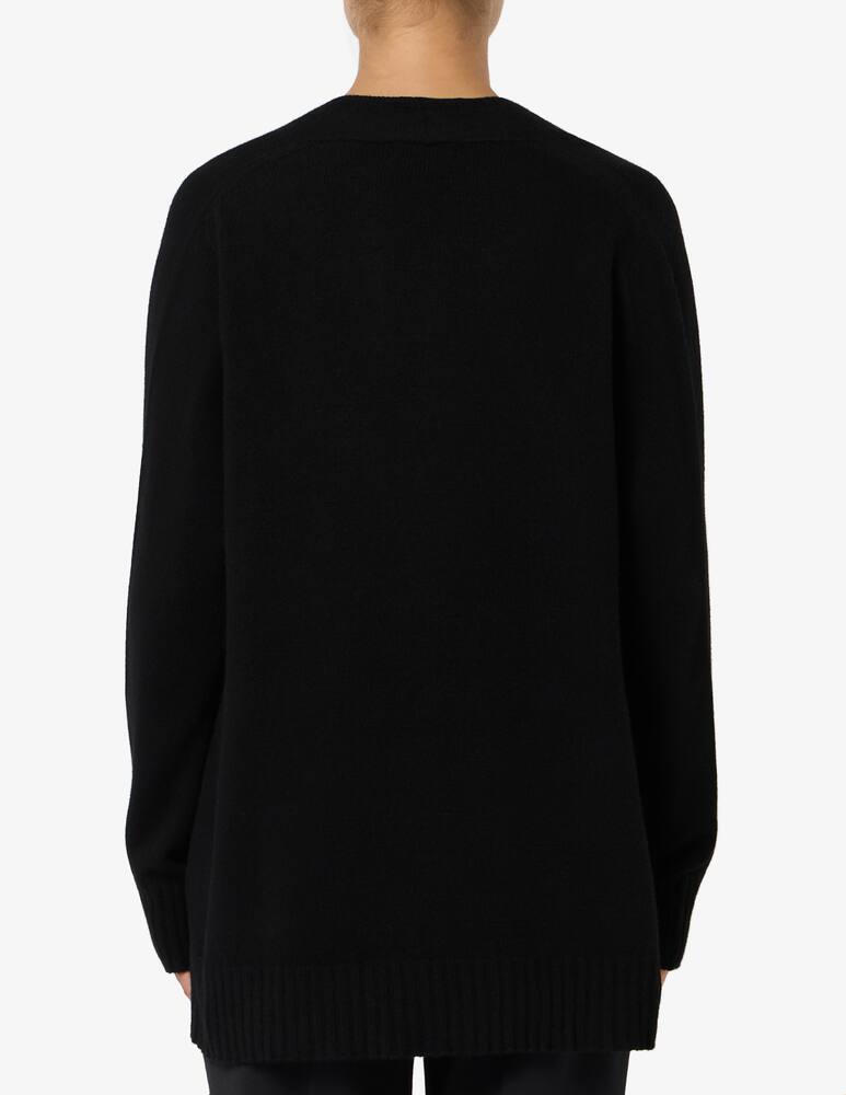 rinascente Rinascente Collection Cardigan drappeggiato in misto lana