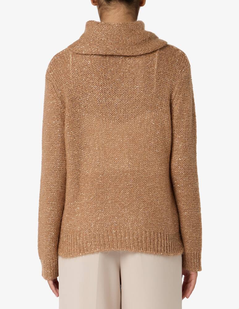 rinascente Rinascente Collection Maglione a collo alto con paillettes