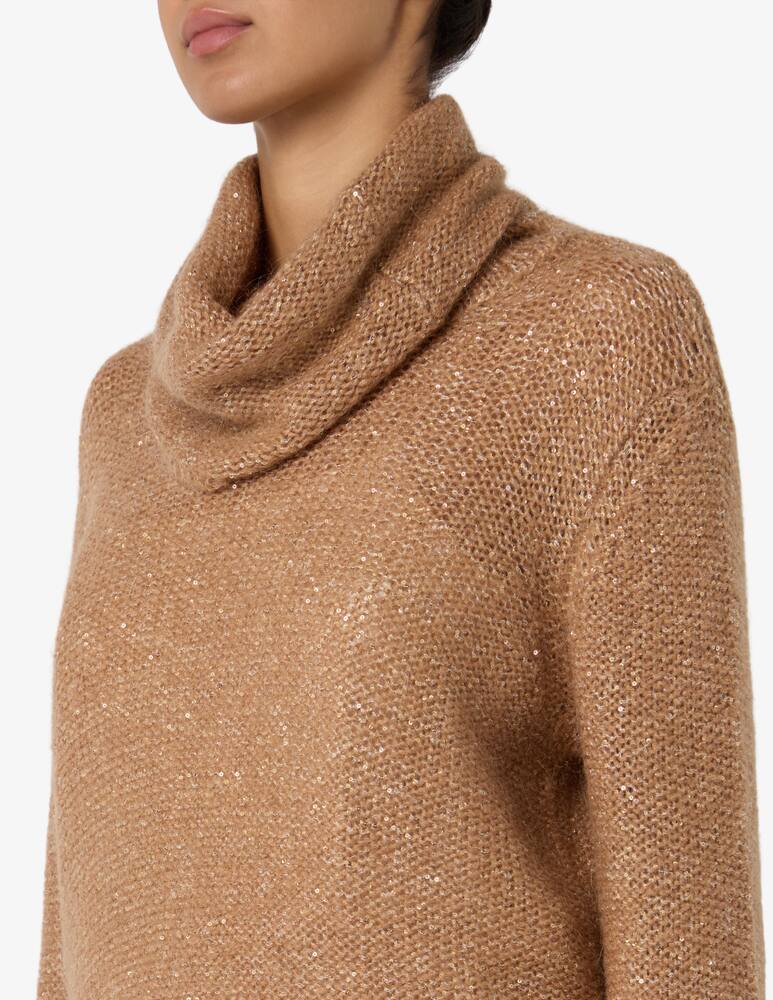 Rinascente Collection Maglione a collo alto con paillettes - immagine 4 Rinascente Collection Maglione a collo alto con paillettes - immagine 4