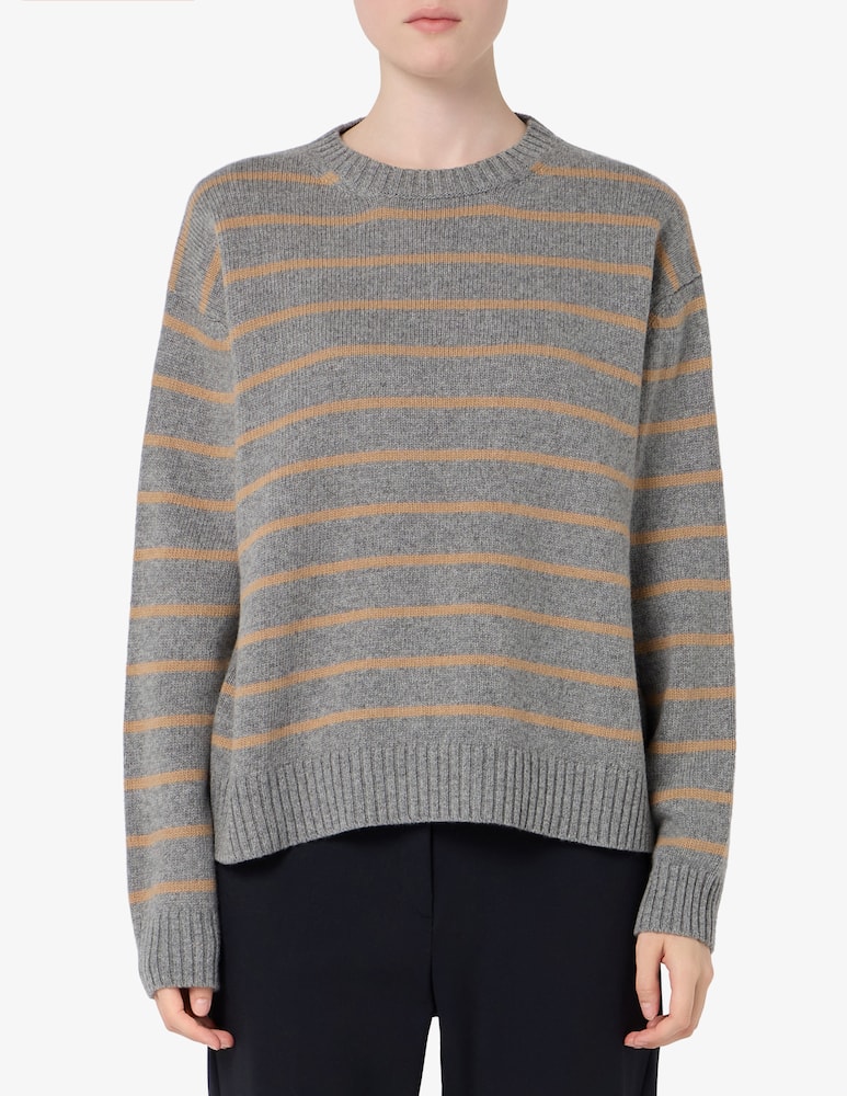 rinascente Rinascente Collection Maglia boxy righe lana mix