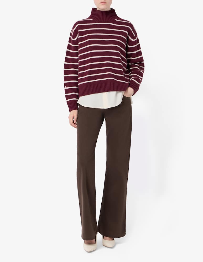 rinascente Rinascente Collection Striped wool turtleneck jumper