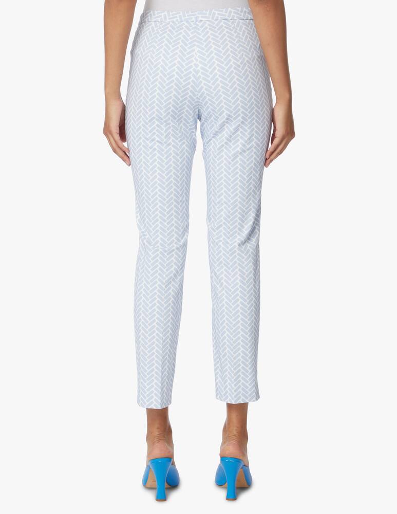 rinascente Peserico Pantaloni a sigaretta con spacco - bianco