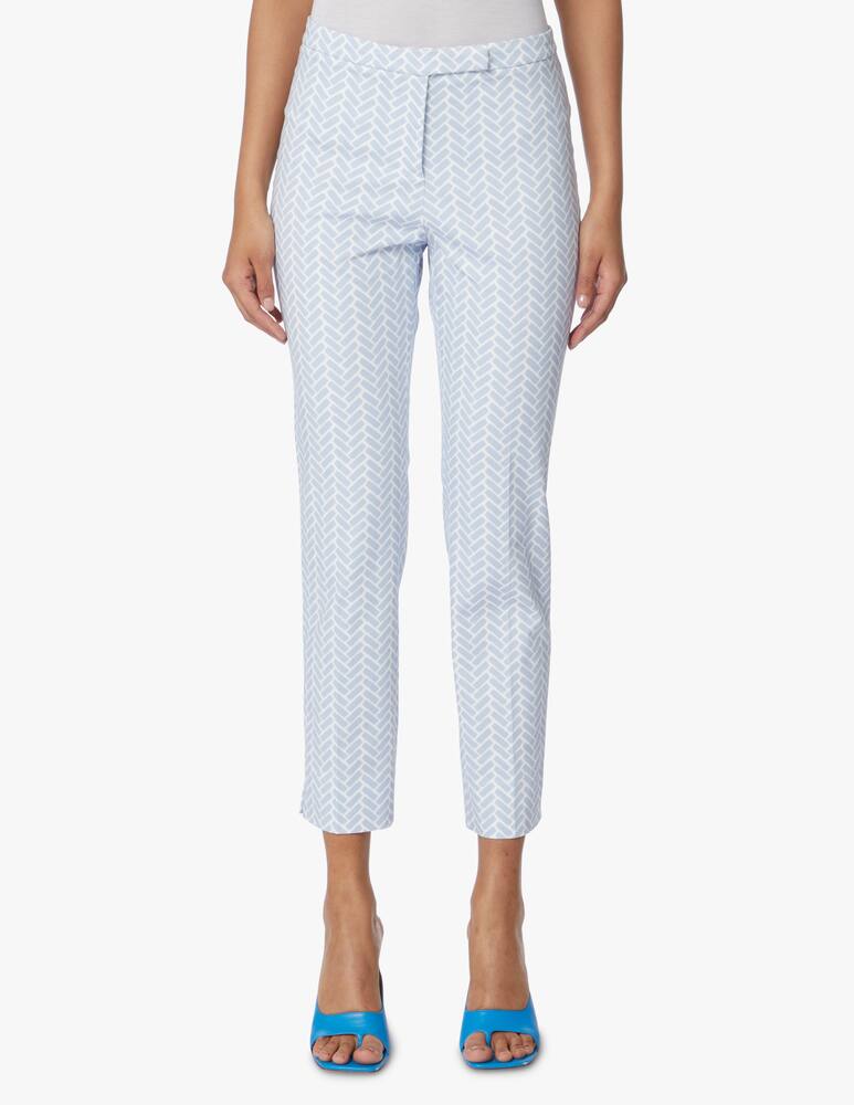 rinascente Peserico Pantaloni a sigaretta con spacco - bianco