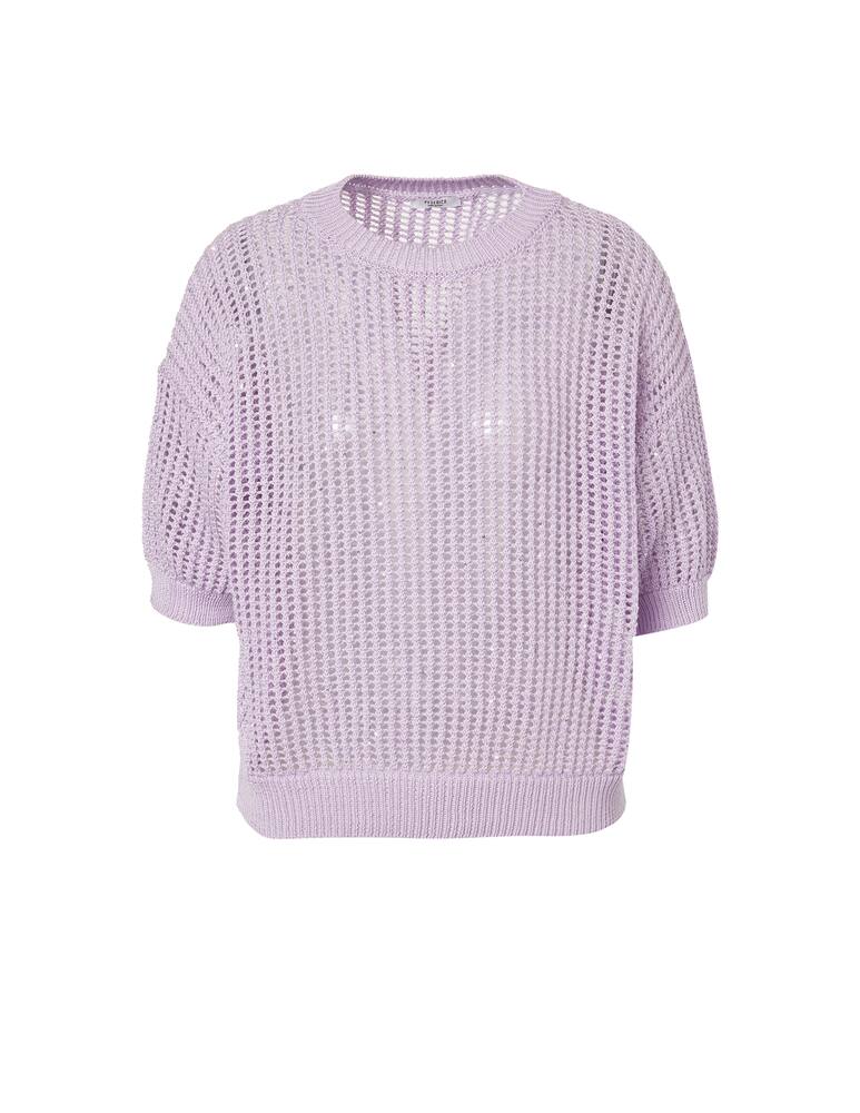 rinascente Peserico Blusa rete lurex - lilla
