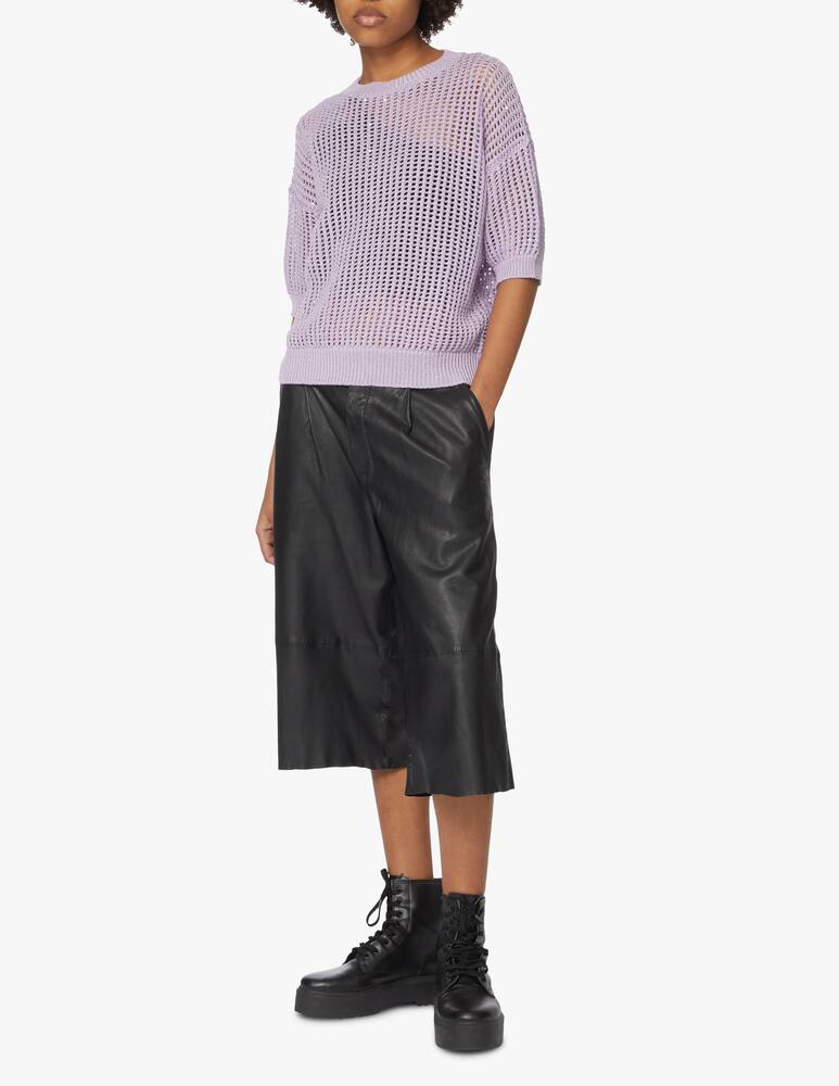 rinascente Peserico Blusa rete lurex - lilla