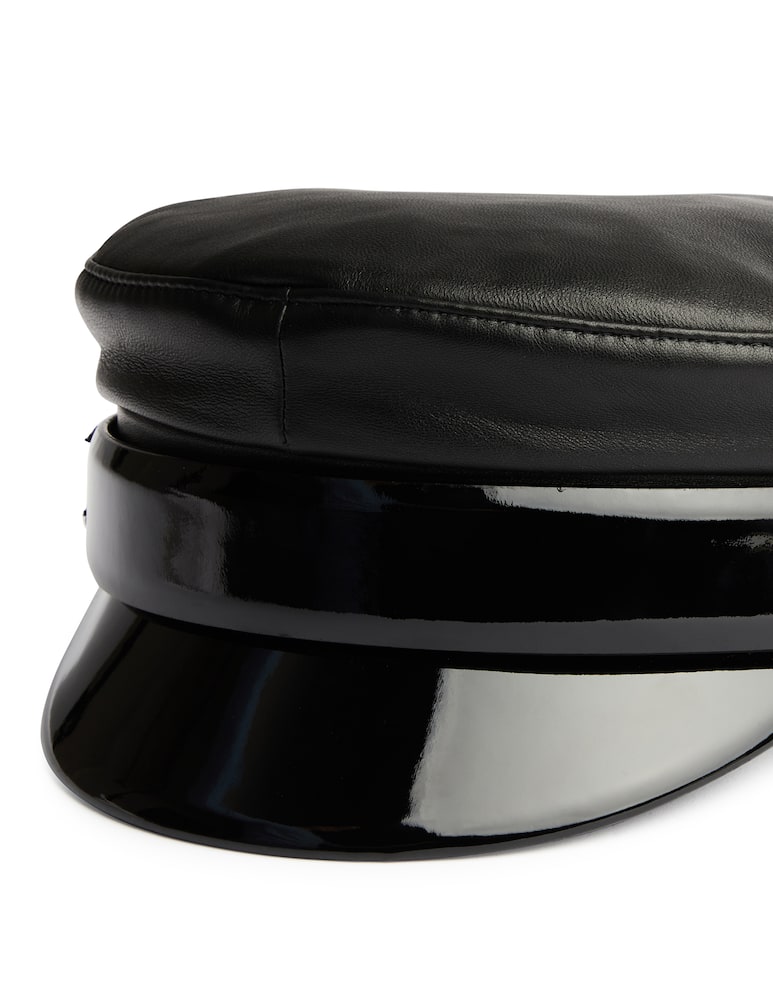 rinascente Ruslan Baginskiy Cappello baker boy in pelle 