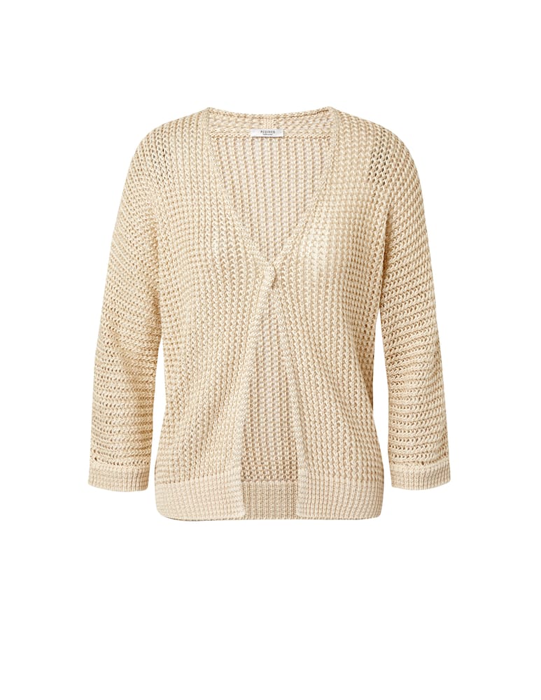 Peserico Lurex mesh blouse - beige - picture 5 Peserico Lurex mesh blouse - beige - picture 5
