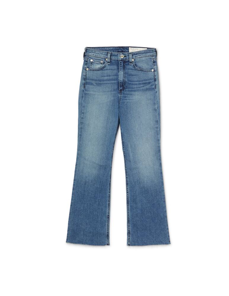 rinascente Rag & Bone Nina high-rise ankle flare jeans