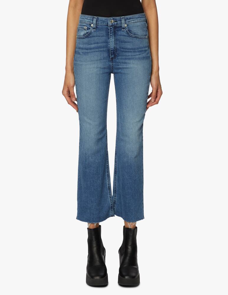 rinascente Rag & Bone Nina high-rise ankle flare jeans