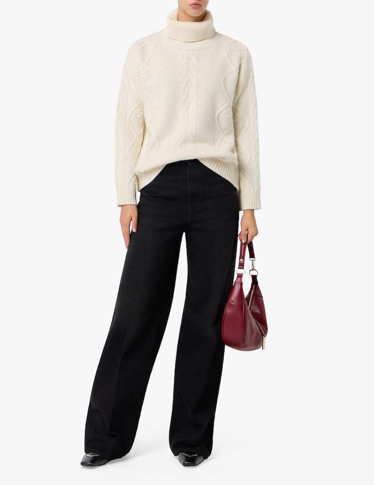 Rinascente Collection Turtleneck cable knit jumper - picture 2 Rinascente Collection Turtleneck cable knit jumper - picture 2