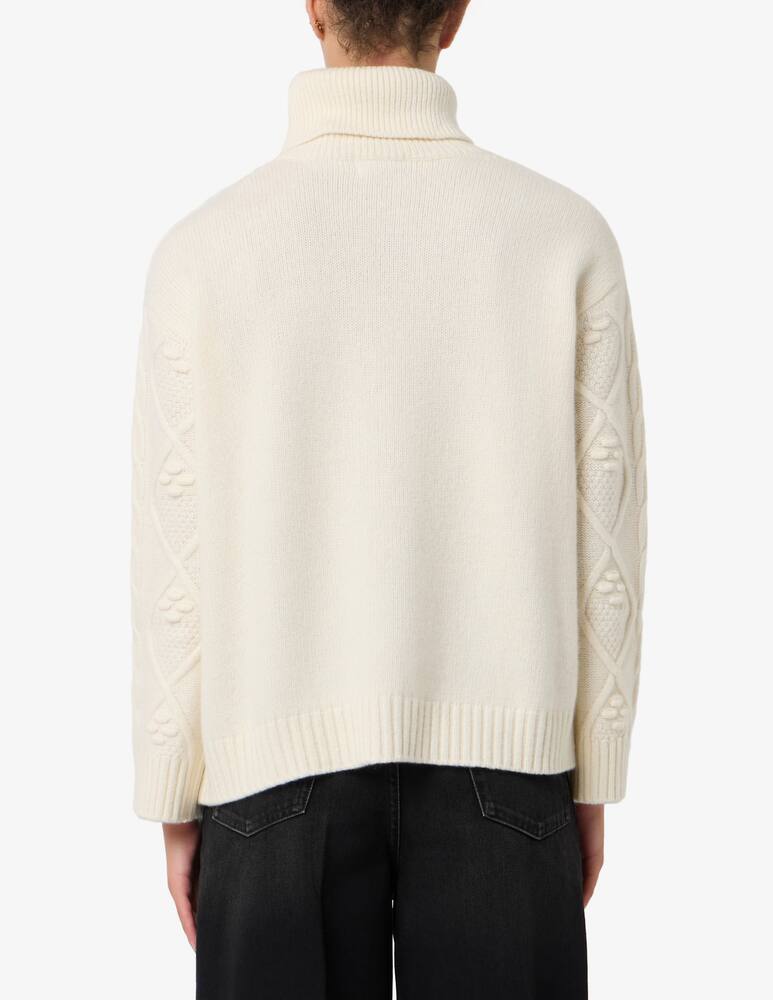 Rinascente Collection Turtleneck cable knit jumper - picture 3 Rinascente Collection Turtleneck cable knit jumper - picture 3
