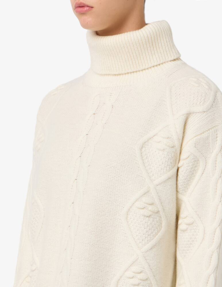 Rinascente Collection Turtleneck cable knit jumper - picture 4 Rinascente Collection Turtleneck cable knit jumper - picture 4