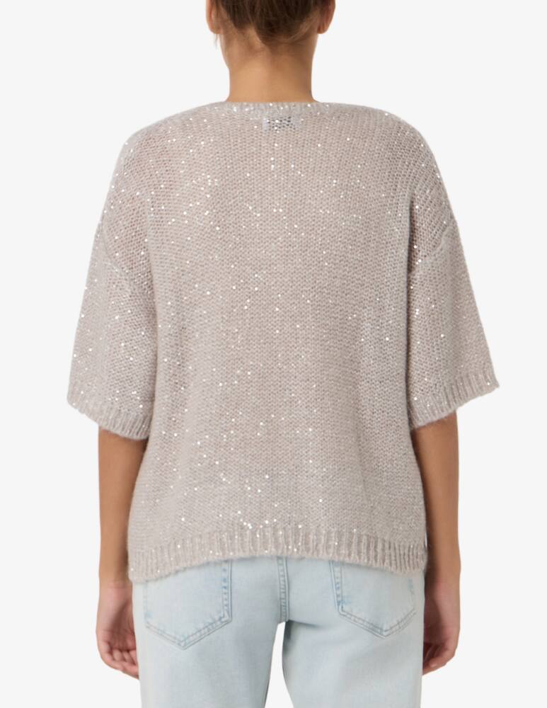 Rinascente Collection Maglia paillettes corta - immagine 3 Rinascente Collection Maglia paillettes corta - immagine 3