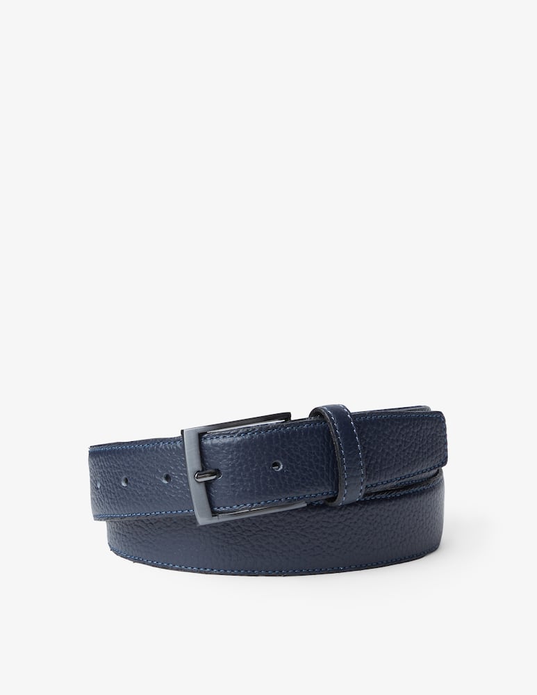 AM Accessories Cintura cervo impunturato 3,5 cm - immagine 1
