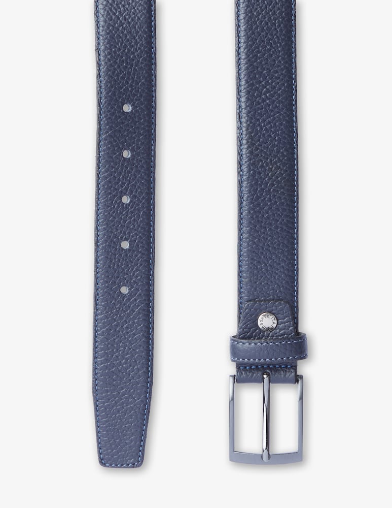 AM Accessories Cintura cervo impunturato 3,5 cm - immagine 3