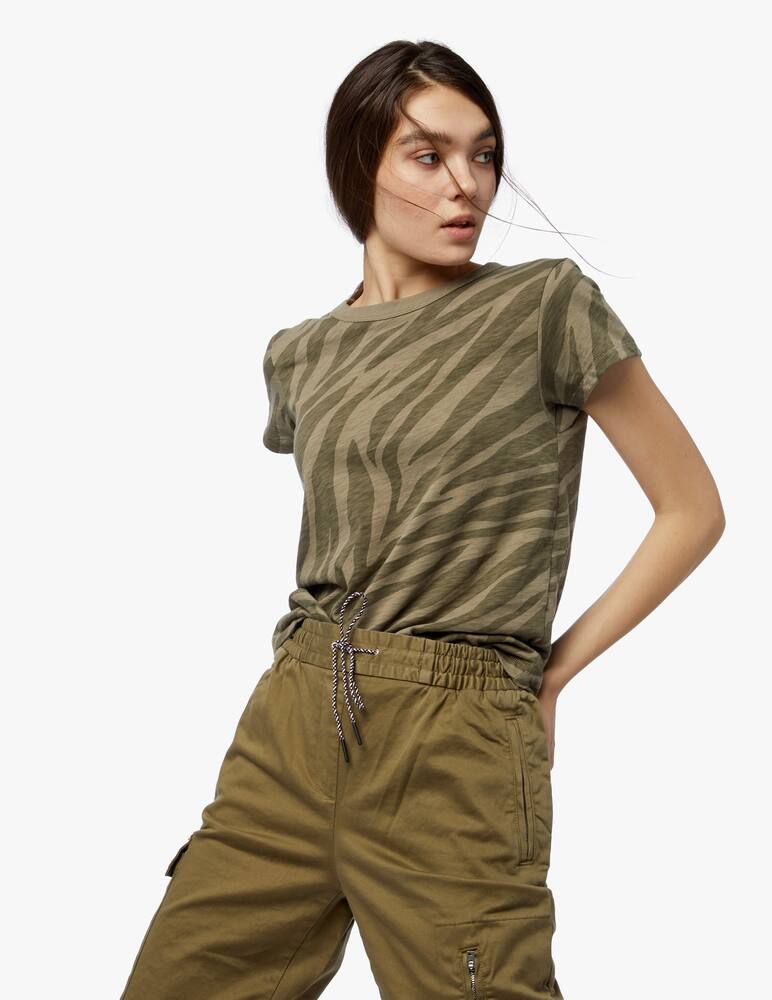 rinascente Rag & Bone All over zebra t-shirt