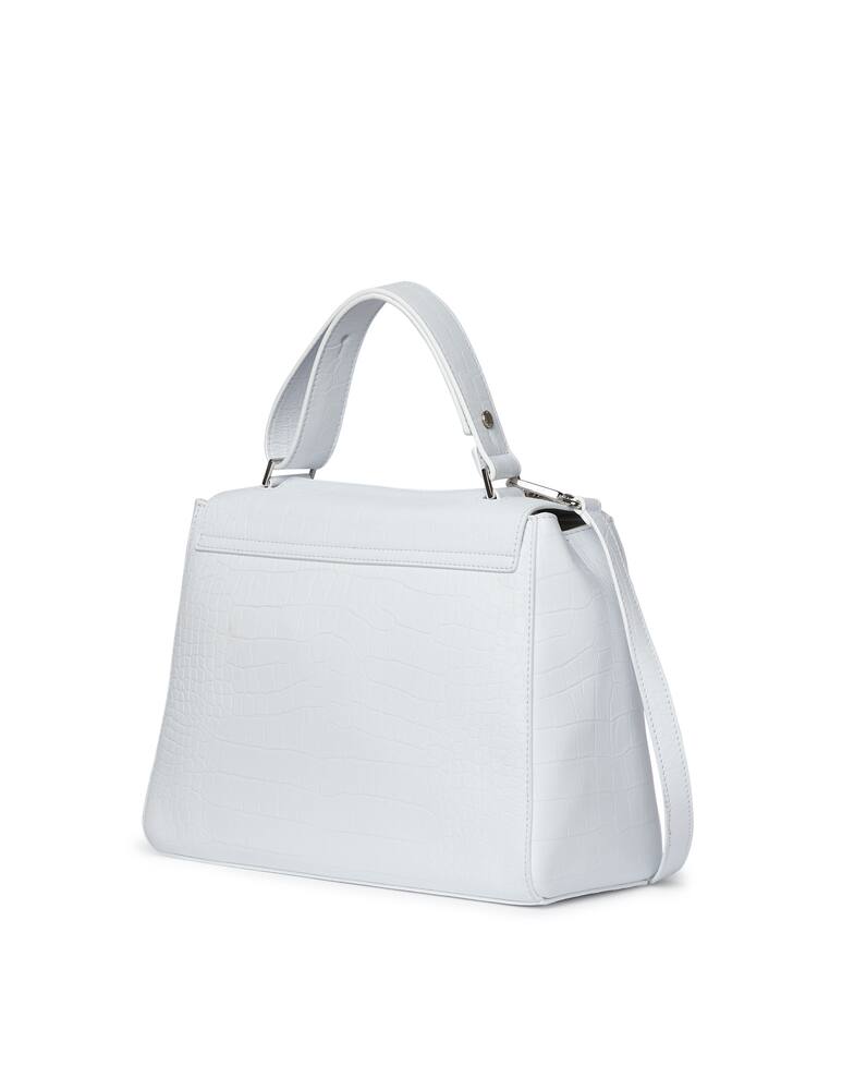 rinascente Orciani Sveva Kindu medium embossed leather shoulder bag with strap