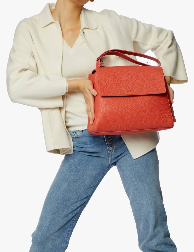 rinascente Orciani Sveva Soft medium leather shoulder bag with strap