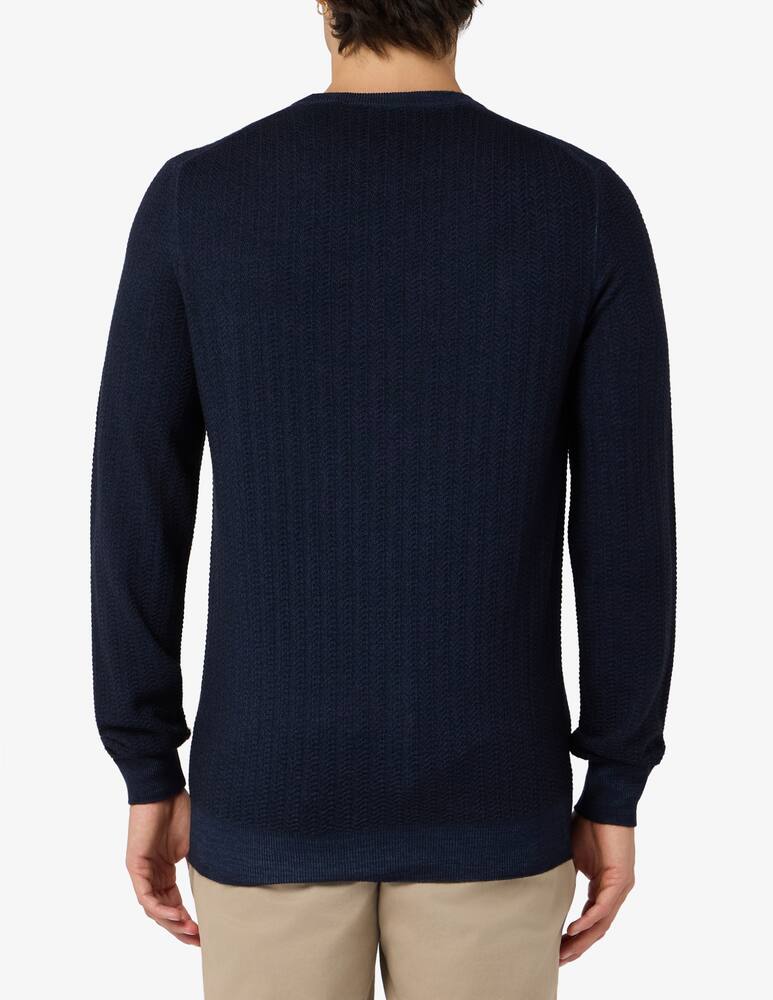 rinascente Ferrante Chevron merino pullover