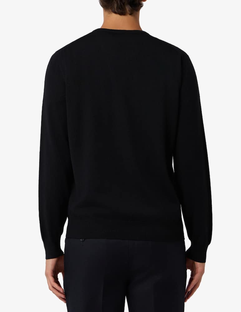 Ferrante Maglia girocollo merino unito - immagine 3 Ferrante Maglia girocollo merino unito - immagine 3