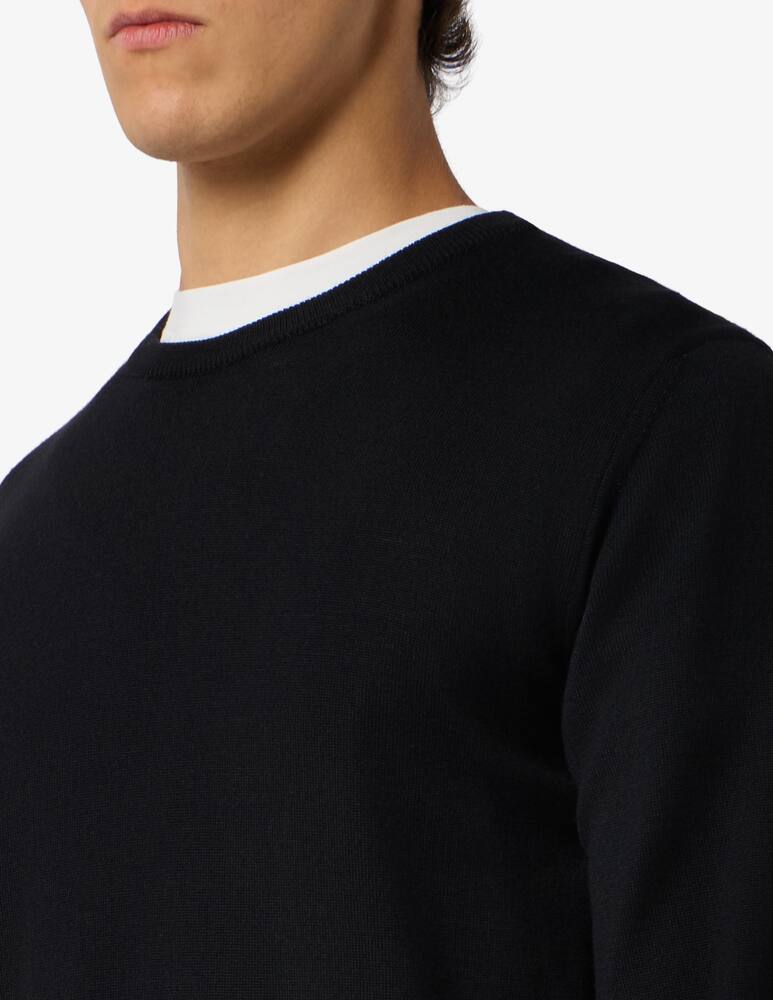 Ferrante Maglia girocollo merino unito - immagine 4 Ferrante Maglia girocollo merino unito - immagine 4