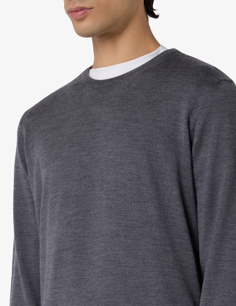 Ferrante Merino crewneck jumper - picture 4 Ferrante Merino crewneck jumper - picture 4