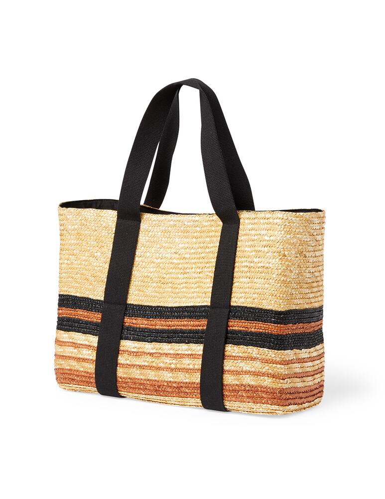 Filippo Catarzi 1910 Ample straw crate borsa a righe - immagine 3 Filippo Catarzi 1910 Ample straw crate borsa a righe - immagine 3