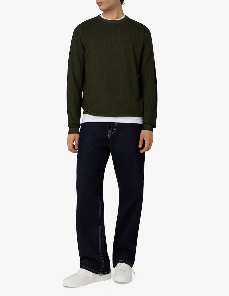 rinascente Ferrante Chevron merino jumper