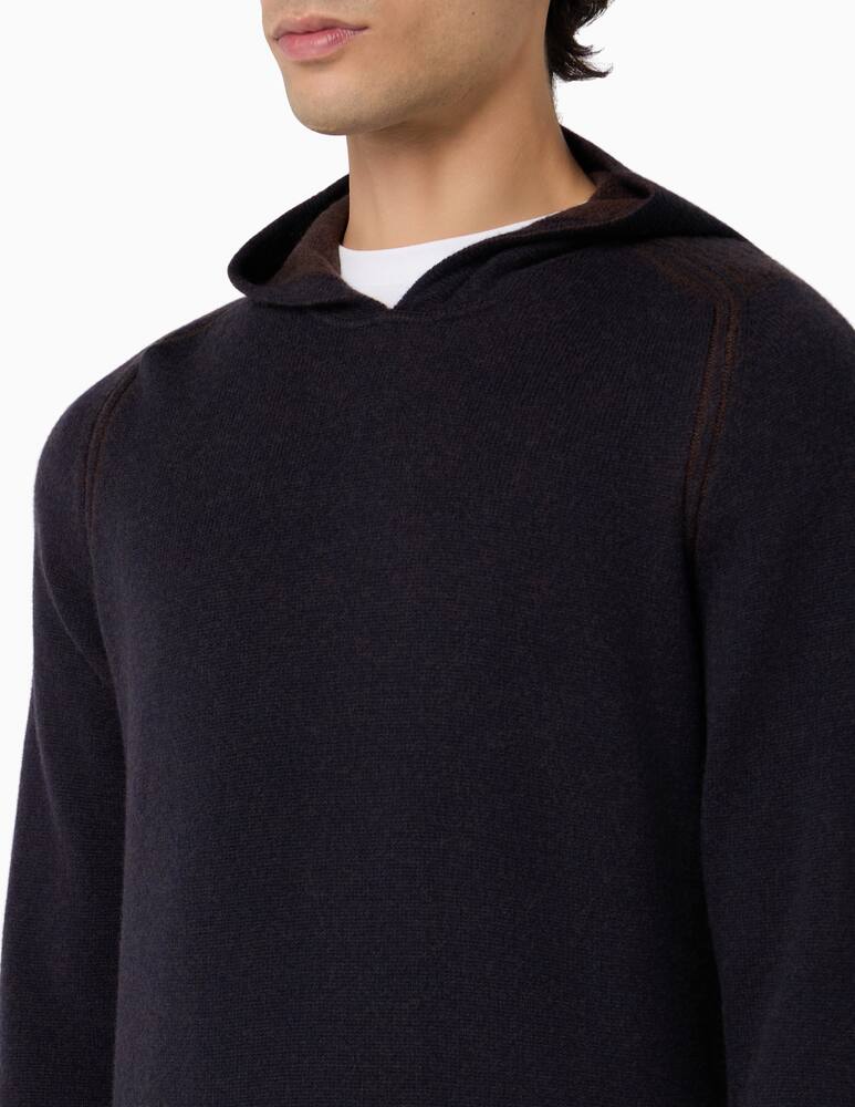 rinascente Ferrante Hooded knit jumper