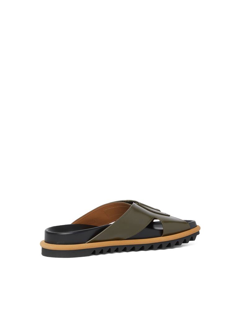 rinascente Dries Van Noten Sandalo incrociato - oliva
